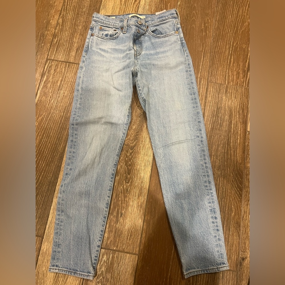 Wedgie Levi Jeans, look so cute on and make your butt look good:)